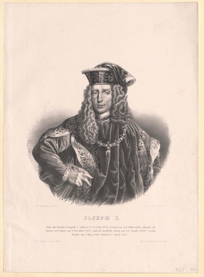 Święty Cesarz Rzymski Józef I autorstwa Artist Unknown