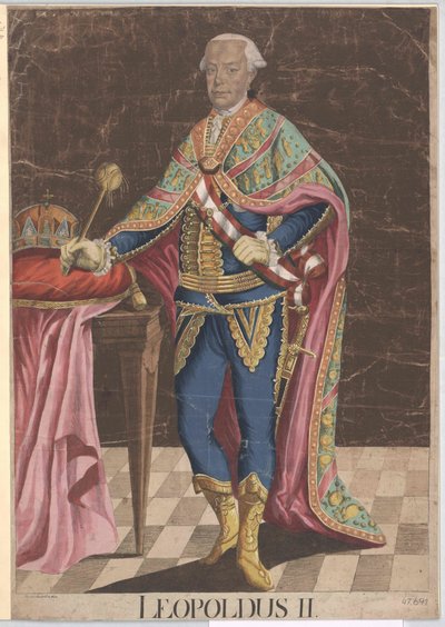 Święty Cesarz Rzymski Leopold II autorstwa Artist Unknown