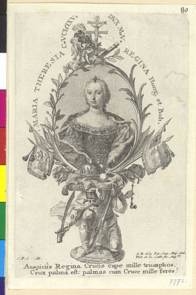 Święta Cesarzowa Maria Teresa autorstwa Artist Unknown