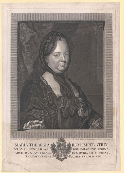 Święta Cesarzowa Maria Teresa autorstwa Artist Unknown