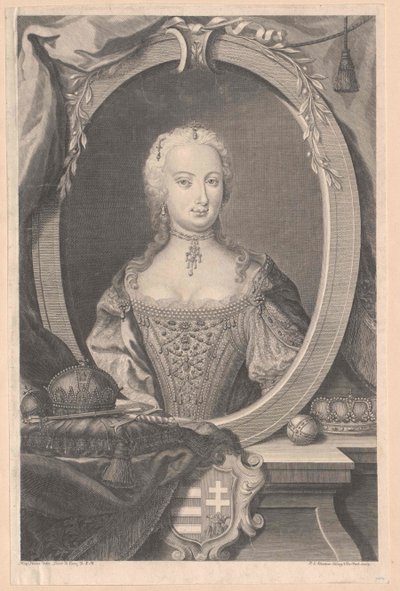 Święta Cesarzowa Maria Teresa autorstwa Artist Unknown