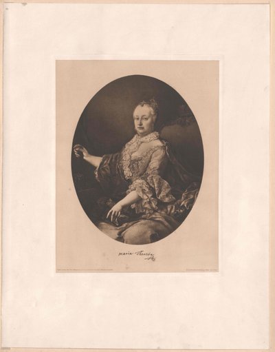 Święta Cesarzowa Rzymska Maria Teresa autorstwa Artist Unknown