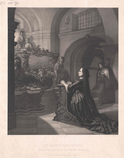 Święta Cesarzowa Rzymska Maria Teresa autorstwa Artist Unknown