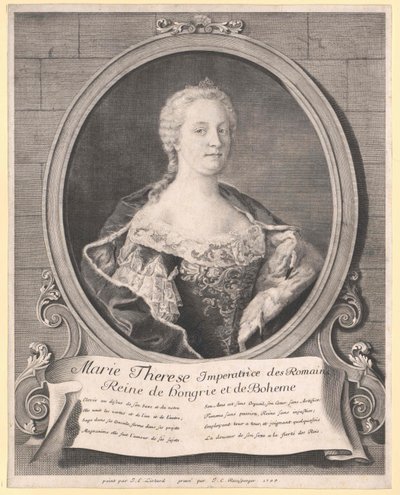 Święta Cesarzowa Rzymska Maria Teresa autorstwa Artist Unknown