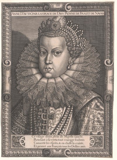 Infantka hiszpańska Anna autorstwa Artist Unknown