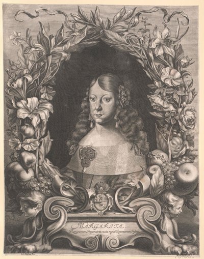 Infantka hiszpańska Małgorzata Teresa (druk) autorstwa Artist Unknown