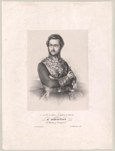 Infant Hiszpanii Sebastian autorstwa Artist Unknown