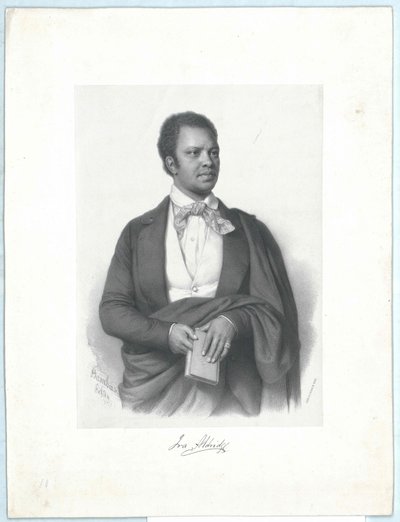 Ira Frederick Aldridge autorstwa Artist Unknown