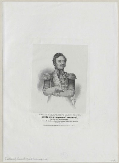 Ivan hrabia Paskevich-Erivan autorstwa Artist Unknown