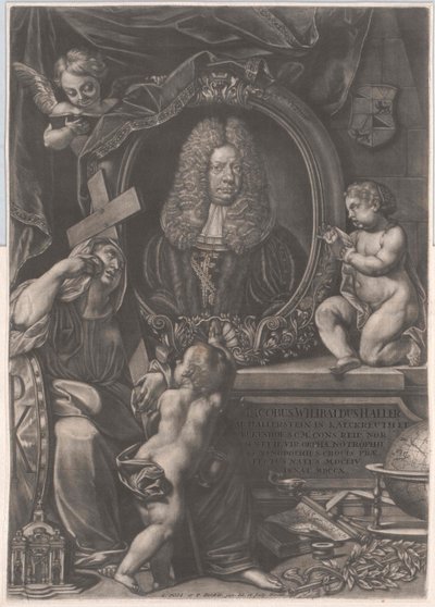 Jacob Wilibald Haller von Hallerstein (druk) autorstwa Artist Unknown