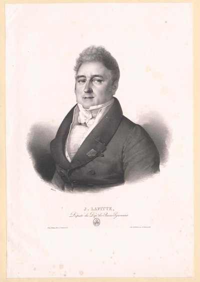 Jacques Lafitte autorstwa Artist Unknown