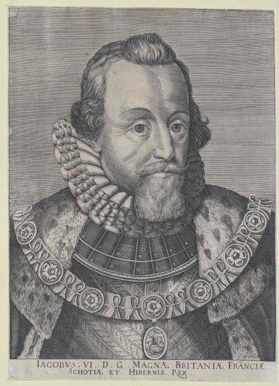 Jakob I król Anglii autorstwa Artist Unknown