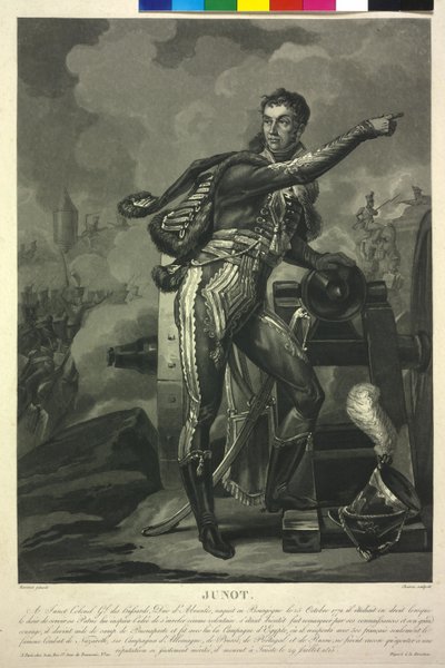 Jean Andoche Junot (rycina) autorstwa Artist Unknown