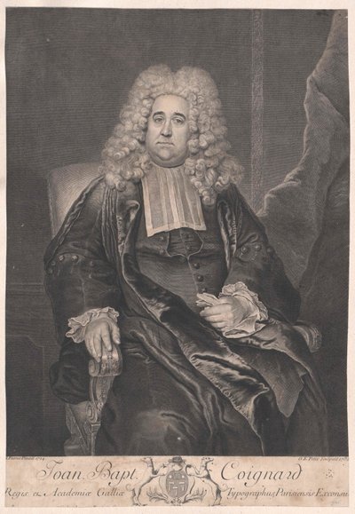 Jean Baptiste Coignard autorstwa Artist Unknown
