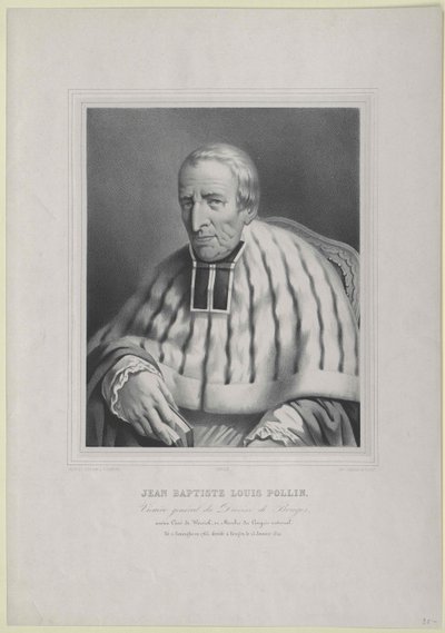 Jean Baptiste Louis Pollin autorstwa Artist Unknown