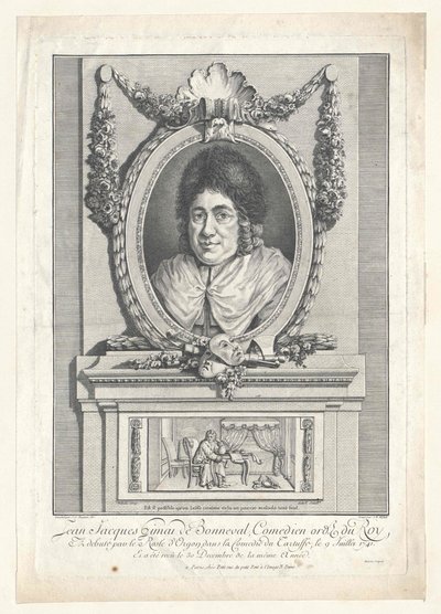 Jean Jacques Gimat de Bonneval autorstwa Artist Unknown