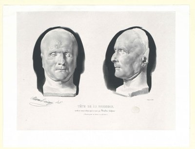 Jean Jacques Rousseau autorstwa Artist Unknown