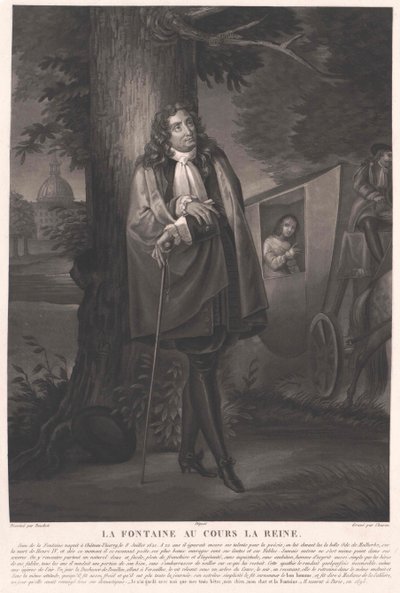 Jean de La Fontaine autorstwa Artist Unknown