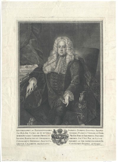 Johann Adam hrabia von Questenberg autorstwa Artist Unknown