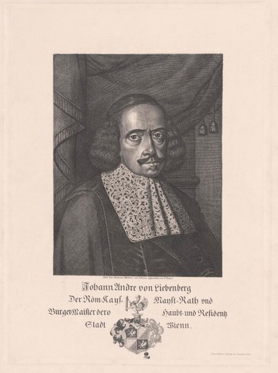 Johann Andreas von Liebenberg (druk) autorstwa Artist Unknown