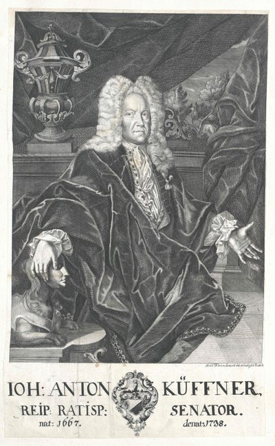 Johann Anton Kueffner autorstwa Artist Unknown