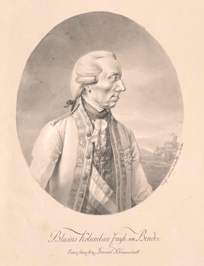 Johann Blaise Baron Bends autorstwa Artist Unknown