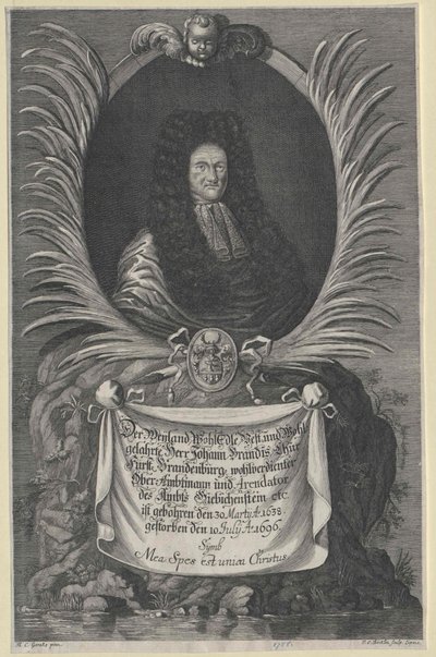 Johann Brandis (w druku) autorstwa Artist Unknown