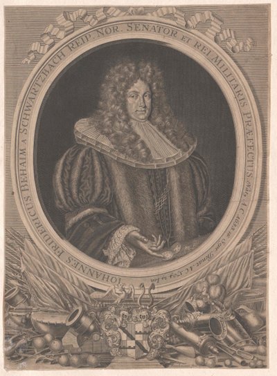 Johann Frederick Behaim von Schwarzbach autorstwa Artist Unknown
