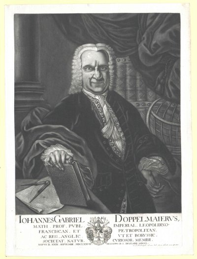 Johann Gabriel Doppelmayr autorstwa Artist Unknown