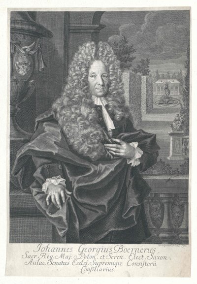 Johann Georg Boerner autorstwa Artist Unknown