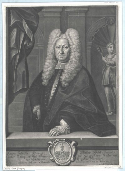 Johann Georg Mueller autorstwa Artist Unknown
