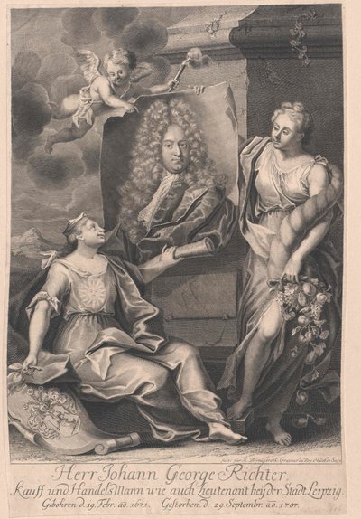 Johann Georg Richter (druk) autorstwa Artist Unknown