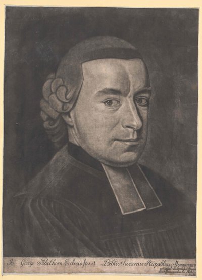 Johann Georg Schelhorn autorstwa Artist Unknown