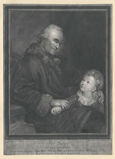 Johann Georg Sulzer autorstwa Artist Unknown