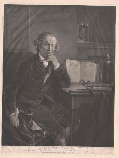 Johann Gottlob Leidenfrost autorstwa Artist Unknown