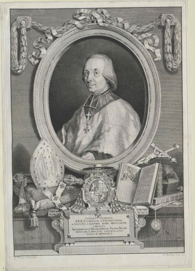 Johann Heinrich hrabia Frankenberg autorstwa Artist Unknown