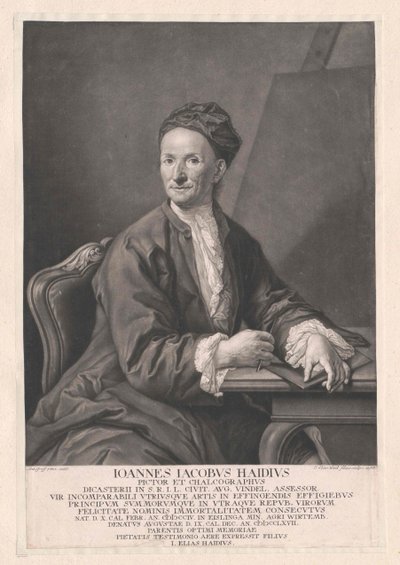 Johann Jakob Haid autorstwa Artist Unknown