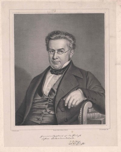 Johann Jakob Hess autorstwa Artist Unknown