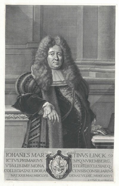 John Martin Linck autorstwa Artist Unknown