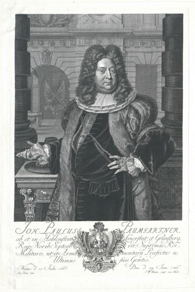 Johann Paul von Paumgartner von Holenstein i Lonnerstadt autorstwa Artist Unknown