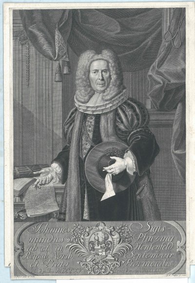 Johann Sigismund Pfinzing z Henfenfeld autorstwa Artist Unknown