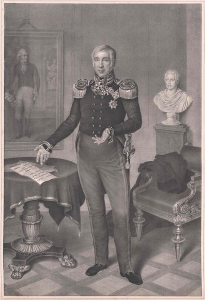 Johann Wilhelm von Wiebel autorstwa Artist Unknown