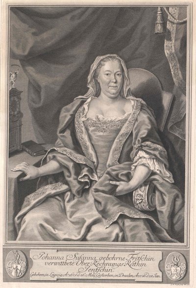 Johanna Susanna Fritsch autorstwa Artist Unknown