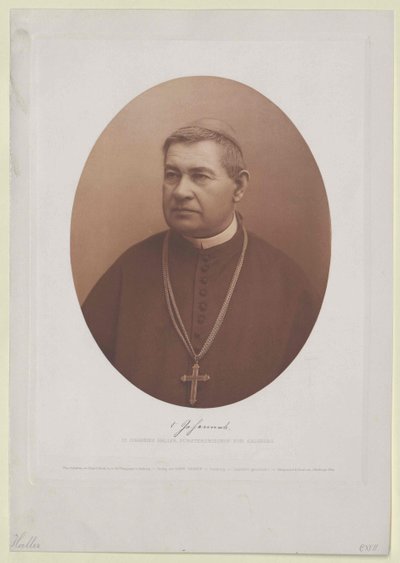 Johannes Haller (druk) autorstwa Artist Unknown