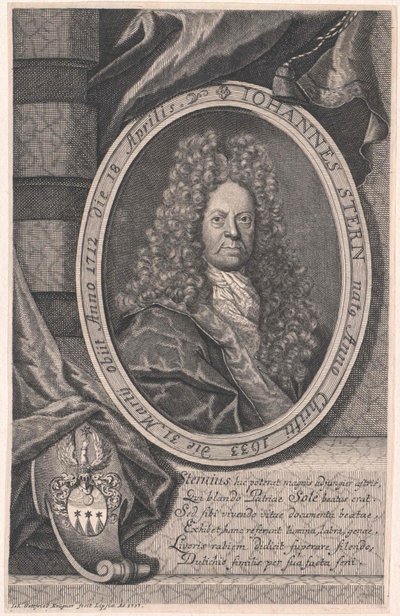 Johannes Stern (druk) autorstwa Artist Unknown