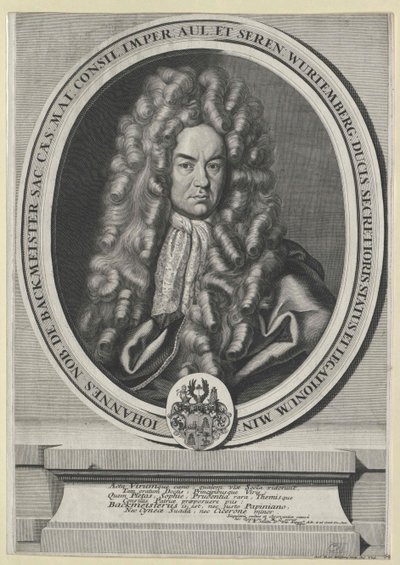 Johannes von Backmeister autorstwa Artist Unknown