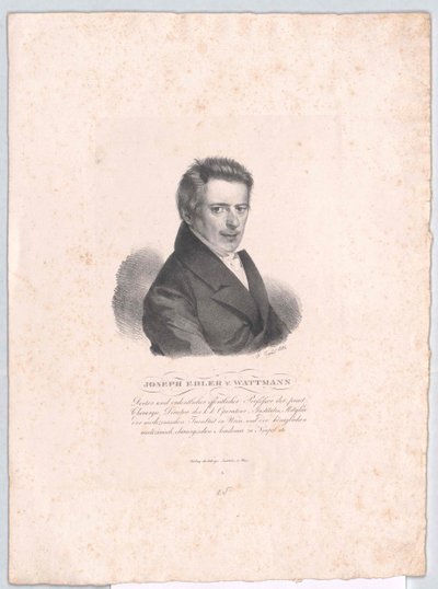 Joseph Baron Wattmann-Maelcamp-Beaulieu (w druku) autorstwa Artist Unknown