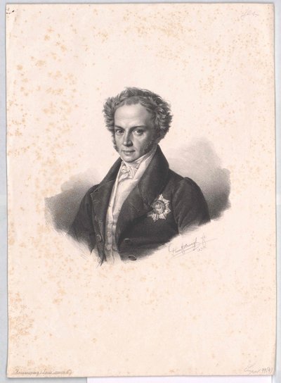 Józef Ludwik hrabia Armansperg (druk) autorstwa Artist Unknown