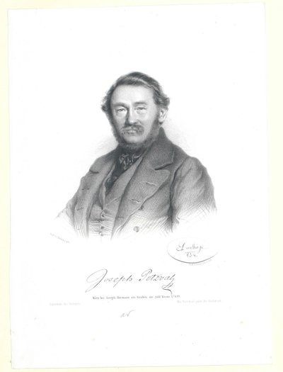Joseph Petzval autorstwa Artist Unknown