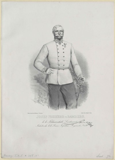 Józef baron Bamberg autorstwa Artist Unknown